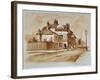 View of the Black Lion Inn, Church Street, Chelsea, London, 1860-null-Framed Giclee Print