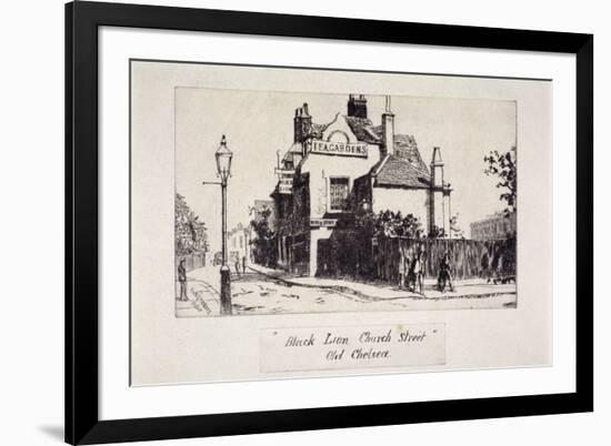 View of the Black Lion Inn, London, 1860-Walter Greaves-Framed Giclee Print