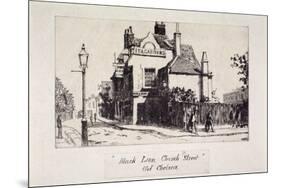 View of the Black Lion Inn, London, 1860-Walter Greaves-Mounted Giclee Print