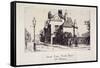 View of the Black Lion Inn, London, 1860-Walter Greaves-Framed Stretched Canvas