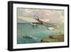 View of the Bleriot Aeroplane-Lantern Press-Framed Art Print