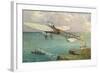 View of the Bleriot Aeroplane-Lantern Press-Framed Art Print