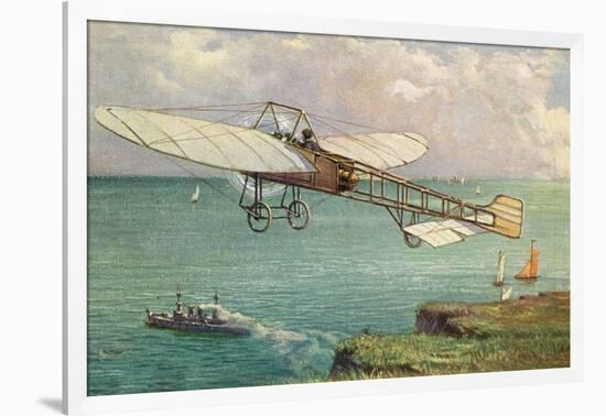 View of the Bleriot Aeroplane-Lantern Press-Framed Art Print