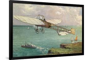 View of the Bleriot Aeroplane-Lantern Press-Framed Art Print