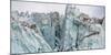 View of the Bloomstrandbreen Glacier, Haakon VII Land, Spitsbergen, Svalbard, Norway-Panoramic Images-Mounted Photographic Print