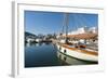 View of the Boats, Marina, Santa Eulalia Port-Emanuele Ciccomartino-Framed Photographic Print