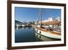 View of the Boats, Marina, Santa Eulalia Port-Emanuele Ciccomartino-Framed Photographic Print