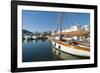 View of the Boats, Marina, Santa Eulalia Port-Emanuele Ciccomartino-Framed Photographic Print