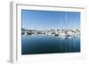 View of the Boats, Marina, Santa Eulalia Port-Emanuele Ciccomartino-Framed Photographic Print