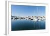 View of the Boats, Marina, Santa Eulalia Port-Emanuele Ciccomartino-Framed Photographic Print