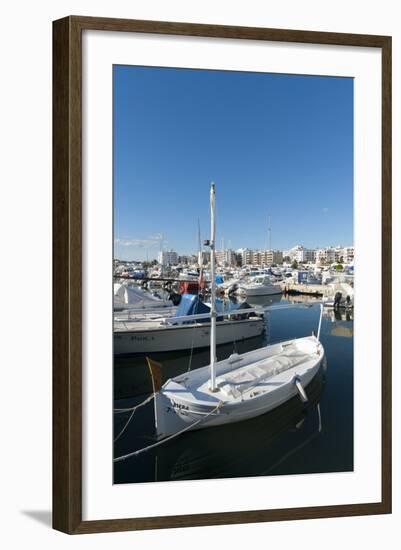 View of the Boats, Marina, Santa Eulalia Port-Emanuele Ciccomartino-Framed Photographic Print