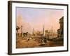 View of the Bolshoy Kamenny Bridge and the Kremlin from Zamoskvorechye, 1837-Johann Nepomuk Rauch-Framed Giclee Print