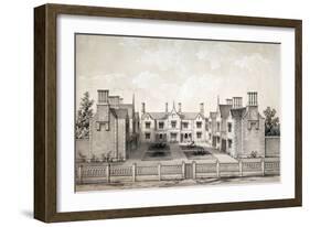 View of the Bookbinders' Provident Asylum, Balls Pond Road, Islington, London, C1845-WL Walton-Framed Giclee Print