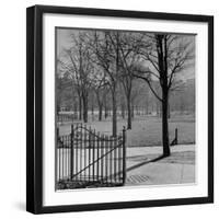 View of the Boston Commons-Walter Sanders-Framed Photographic Print