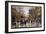 View of the Boulevard Des Italians in Paris Painting by Eugene Galien Leloue (Galien-Leloue) (1854--Eugene Galien-Laloue-Framed Premium Giclee Print