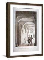 View of the Box Entrance in the King's Theatre, Haymarket, London, 1837-Daniel Havell-Framed Giclee Print