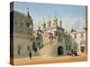 View of the Boyar Palace in the Moscow Kremlin, Printed by Lemercier, Paris, 1840s-Felix Benoist-Stretched Canvas