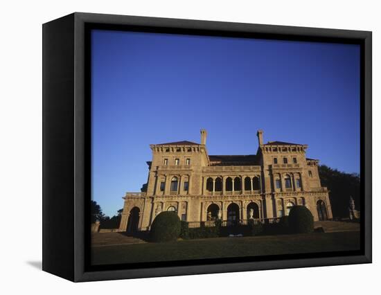 View of the Breakers Mansion, Newport, Rhode Island, USA-Walter Bibikow-Framed Stretched Canvas