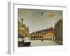 View of the Bridge at Sevres and the Hills at Clamart, St, Cloud, 1908-Henri Rousseau-Framed Giclee Print