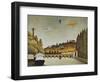 View of the Bridge at Sevres and the Hills at Clamart, St, Cloud, 1908-Henri Rousseau-Framed Giclee Print