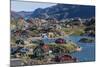 View of the Brightly Colored Houses in Sisimiut, Greenland, Polar Regions-Michael Nolan-Mounted Photographic Print