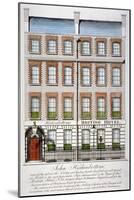 View of the British Hotel, Jermyn Street, London, C1820-null-Mounted Giclee Print