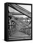 View of the Brooklyn Bridge-Cornell Capa-Framed Stretched Canvas