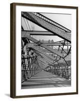 View of the Brooklyn Bridge-Cornell Capa-Framed Photographic Print