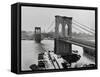 View of the Brooklyn Bridge-null-Framed Stretched Canvas