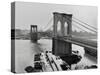 View of the Brooklyn Bridge-null-Stretched Canvas