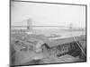 View of the Brooklyn Bridge-null-Mounted Photographic Print