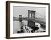 View of the Brooklyn Bridge-null-Framed Photographic Print