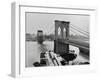 View of the Brooklyn Bridge-null-Framed Photographic Print