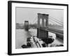 View of the Brooklyn Bridge-null-Framed Photographic Print