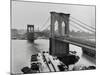 View of the Brooklyn Bridge-null-Mounted Photographic Print