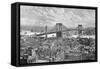 View of the Brooklyn Bridge-null-Framed Stretched Canvas