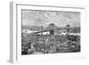 View of the Brooklyn Bridge-null-Framed Giclee Print