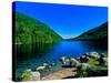 View of the Bubble Pond, Acadia National Park, Maine, USA-null-Stretched Canvas