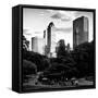 View of the Buildings around Central Park on a Summer Evening at Sunset, Manhattan, New York-Philippe Hugonnard-Framed Stretched Canvas