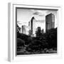 View of the Buildings around Central Park on a Summer Evening at Sunset, Manhattan, New York-Philippe Hugonnard-Framed Photographic Print