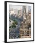 View of the Bund District Along Huangpu River, Shanghai, China-Paul Souders-Framed Premium Photographic Print