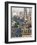 View of the Bund District Along Huangpu River, Shanghai, China-Paul Souders-Framed Photographic Print