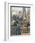 View of the Bund District Along Huangpu River, Shanghai, China-Paul Souders-Framed Photographic Print