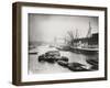 View of the Busy Thames Looking Towards Tower Bridge, London, C1920-null-Framed Premium Photographic Print