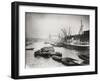 View of the Busy Thames Looking Towards Tower Bridge, London, C1920-null-Framed Photographic Print