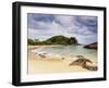 View of the Cachadaco Beach, Trinidade, Paraty Zone, State of Rio de Janeiro, Brazil, South America-Karol Kozlowski-Framed Photographic Print