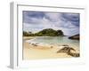 View of the Cachadaco Beach, Trinidade, Paraty Zone, State of Rio de Janeiro, Brazil, South America-Karol Kozlowski-Framed Photographic Print