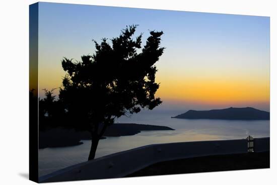 View of the Caldeira, Santorini, Greece-Françoise Gaujour-Stretched Canvas
