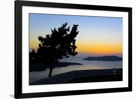 View of the Caldeira, Santorini, Greece-Françoise Gaujour-Framed Photographic Print