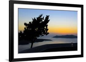 View of the Caldeira, Santorini, Greece-Françoise Gaujour-Framed Photographic Print